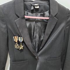 H&M　黒　ジャケット　テーラードジャケット　ブラック　エイチアンドエムの画像