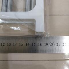 未使用品　プラ＆ステンレスの簡単組み立て式ラックの画像