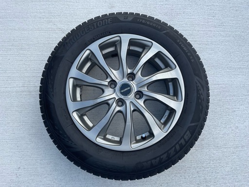BLIZZAK VRX3 175/65R15 タイヤホイールセット 引き取り限定 