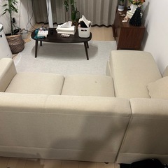 ニトリ　3人掛けソファーの画像