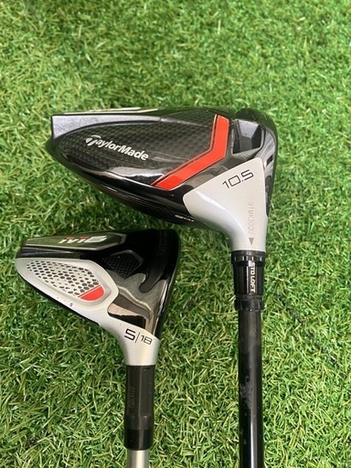 TaylorMade M6 1W&5Wセット　シャフト&ヘッドカバー付