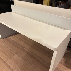 机 子供用 デスク テーブル マミハピシリーズ キッズ用デスク 机 絵本棚 幅91cm 高さ54cmの画像