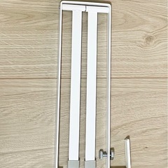 山崎実業　タオル掛け　布巾　ホルダー　White　ホワイト　白　plateの画像