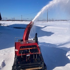 中型除雪機　ヤナセ17馬力ディーゼル　の画像
