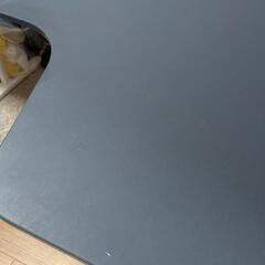 ikea L字ワークデスク BEKANT ブルーの画像
