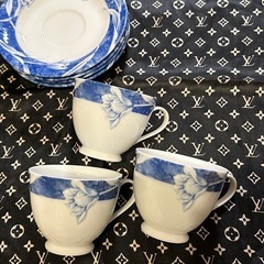 コーヒー(ティー)カップ&ソーサー♡3客セット