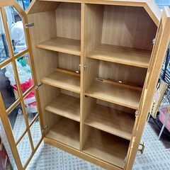 ジモティー特別価格】起立木工 コレクションケース レトロ