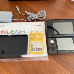 手渡しのみ　Nintendo 3DS 本体 コスモブラック 充電...