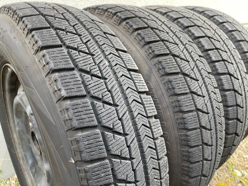 スタッドレス
タイヤホイールセット155/80R13 BRIDGESTONE BLIZZAK  VRX 　