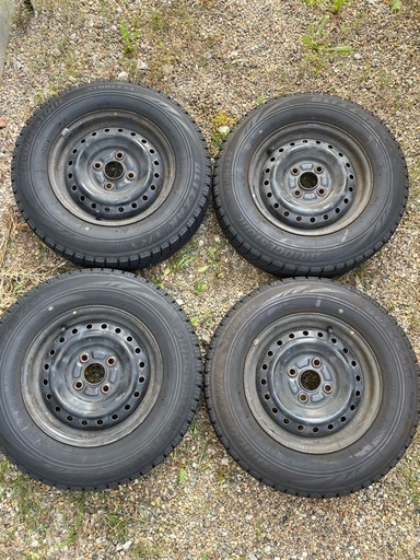 スタッドレス
タイヤホイールセット155/80R13 BRIDGESTONE BLIZZAK  VRX 　