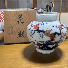 深川製磁　花瓶の画像