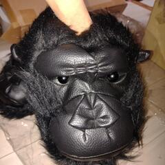 ゴリラのスリッパ  プレゼントにいいねの画像