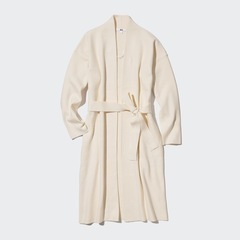 【新品】スフレヤーンベルテッドニットコート