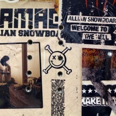 ALLIAN DAMAGE LTD 153cm スノーボード リミテッドの画像