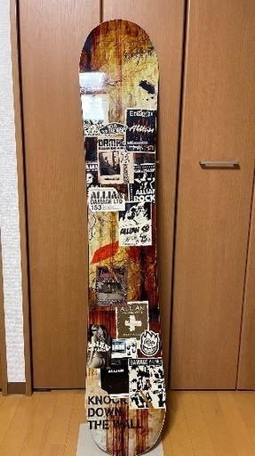 美品】ALLIAN DAMAGE LTD 153cm スノーボード リミテッド 20-21 allian