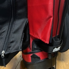 WONDA ゴルフバッグ レッド キャディバックの画像