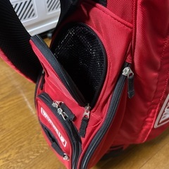 WONDA ゴルフバッグ レッド キャディバックの画像