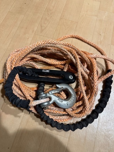 C.L.LINK ウインチ　6000 ファイバーロープ