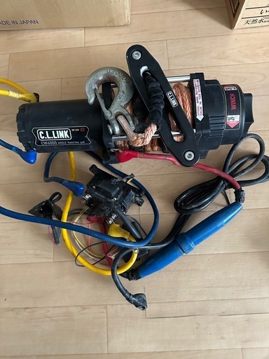 C.L.LINK ウインチ　6000 ファイバーロープ
