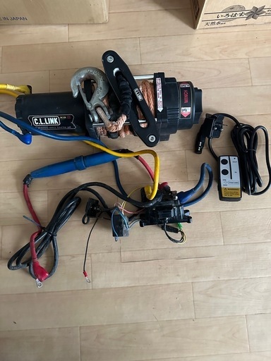 C.L.LINK ウインチ　6000 ファイバーロープ