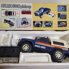 ラジコン ニッコー HILUX 4WD pick up ブルー ...
