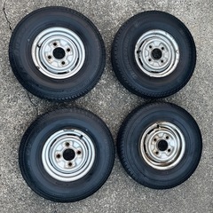 145/95R10　ミゼット2 K100C P 10インチタイヤ・ホイールセット 4