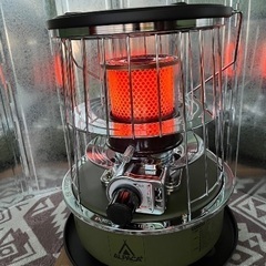 アルパカストーブ　純正ケース付き　石油ストーブの画像