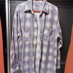 メンズ　綿シャツ　Lサイズ　ヴィンテージ　100円