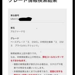 後期10系アルファードG3.0MSプライムセレクションⅡの画像