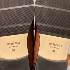 【値下/中古】 DIEGO BELLINI ディエゴベリーニ フラット レザー コイン ローファーの画像
