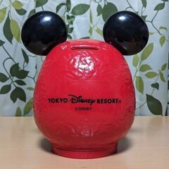気分はＴＤＬ●東京ディズニーリゾート★ミッキーダルマ ２０１２ 貯金箱★高さ約20ｃｍ　幅約18.5cm　奥行15cm前後◎の画像