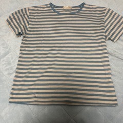 ストライプ柄 半袖Tシャツ