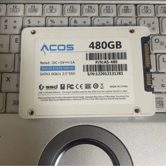 【ほぼ未使用】2.5インチSSD 480GB SATA III 高速データ転送①の画像