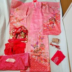 七五三　7歳　女の子　着物セット　