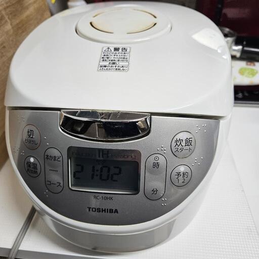 12/27まで TOSHIBA炊飯器 RC-10HK