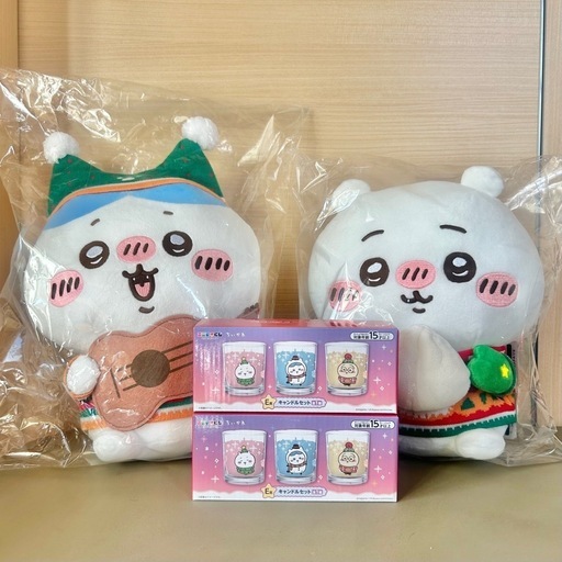 新品未開封　ちいかわ　エニマイくじ　ぬいぐるみ　キャンドル