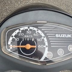 実働車　スズキ　レッツ4 バイク　原付の画像