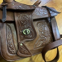 取引中　メキシコ産　本革バッグ