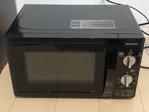 (譲り先確定してます)アイリスオーヤマ 電子レンジ 2019年製