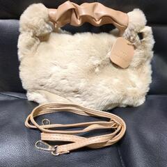 ★新品★激安★　ふわっふわファー　ショルダーバッグの画像