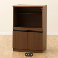【ニトリのレンジ台】美品/キッチンカウンター/棚の画像