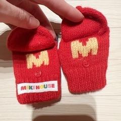【026】mikihouse ベビー手袋の画像
