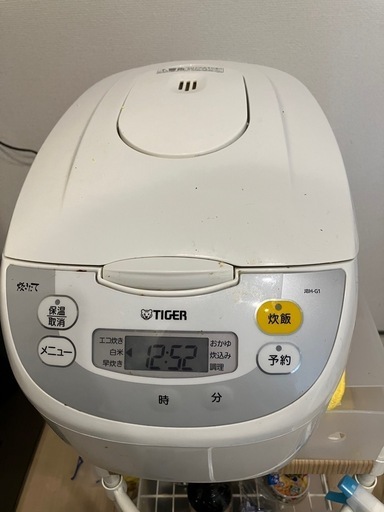2022年購入　Tiger 10合炊き炊飯器　JBH-G1
