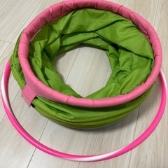 子どもフラフープ、輪くぐり
