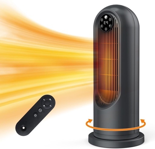 新品未使用✨ セラミックヒーター セラミックファンヒーター 電気ファンヒーター 2秒速暖 省エネ 電気ストーブ 人感センサー 小型ヒーター 1200W/900W/650W 電気ヒーター 暖房器具 100°首振り 8Hタイマー 転倒オフ リモコン付
