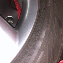 ❄️🛞【225/55R17】UCF30/31後期セルシオ 純正アルミホイール4本＆スタッドレスタイヤ＆カバー付き🛞の画像