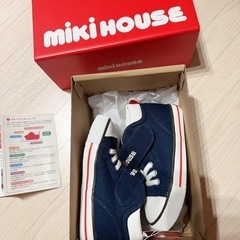 【032】mikihouse 靴 新品 16cmの画像