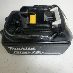 【中古】マキタバッテリー　18V6.0Ahの画像