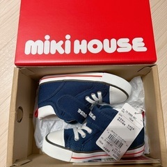 【032】mikihouse 靴 新品 16cmの画像