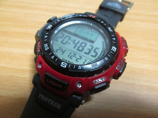 【美品】プロトレック　PRG-40 赤　レッド